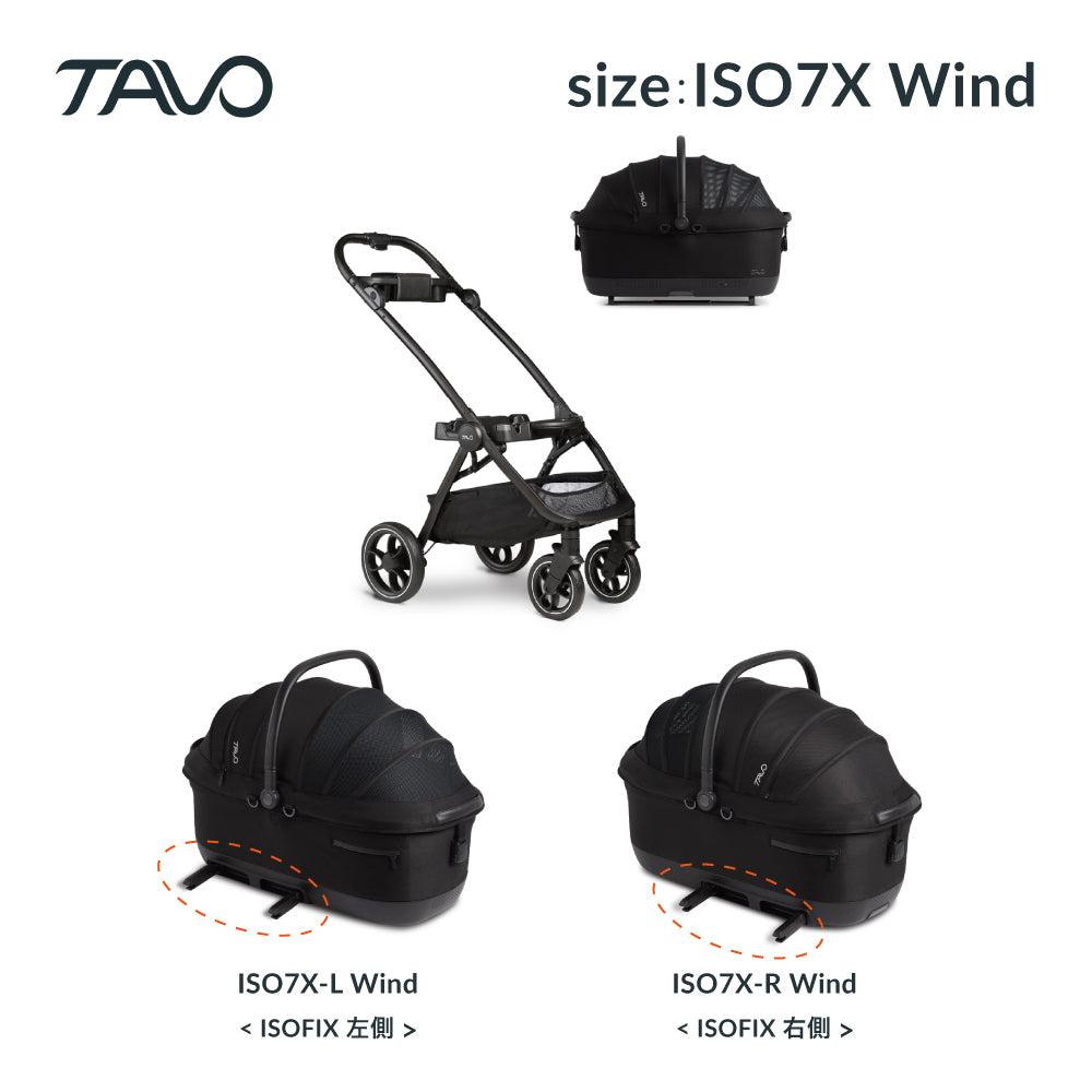 ペットカート 3in1 分離型 送風ファン・ISOFIX固定ラッチ内蔵 車載 Maeve iso Wind+Roscoe TAVO