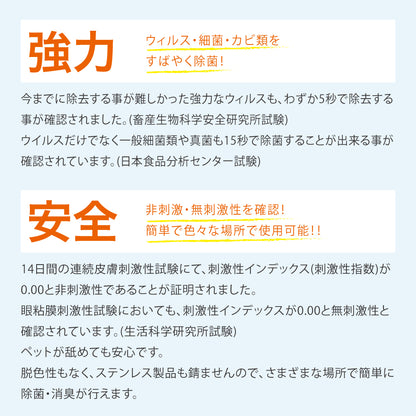 バイオウィルクリア 消臭スプレー 犬 猫 ノロウィルス対策 低刺激 消臭 抗菌 除菌 300ml 日本製 グッドウィル
